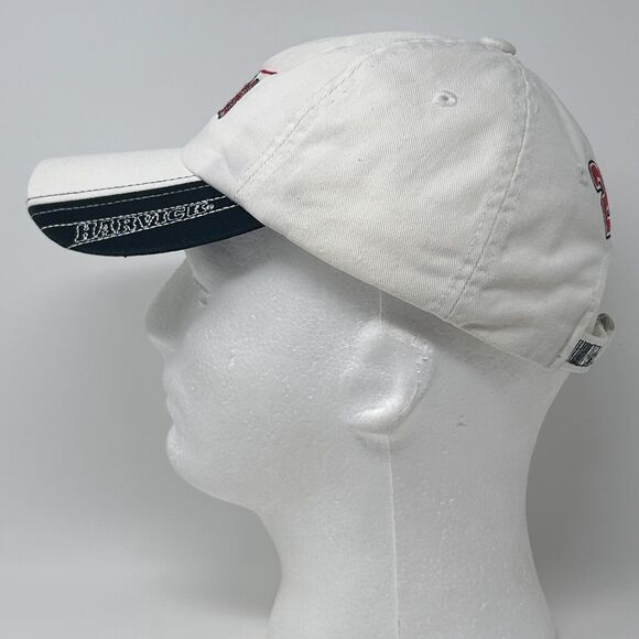 Budweiser Kevin Harvick NASCAR Dad Hat Baseball Cap Auto Racing Strapback White - Picture 6 of 9